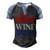 Red Wine Blue 4Th Of July Wine Red White Blue Wine Glasses V2 Men's Henley Shirt Raglan Sleeve 3D Print T-shirt Black Blue