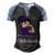 Rett Syndrome Warrior Purple Women Purple Ribbon Rett Syndrome Rett Syndrome Awareness Men's Henley Shirt Raglan Sleeve 3D Print T-shirt Black Blue