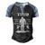 Tutu Grandpa Gift Tutu Best Friend Best Partner In Crime Men's Henley Shirt Raglan Sleeve 3D Print T-shirt Black Blue