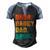 Vintage Retro Fathers Day Outfit Dada Daddy Dad Bruh 8 Shirt Men's Henley Shirt Raglan Sleeve 3D Print T-shirt Black Blue