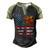 4Th Of July Decor Patriotic Love Chow Chow Dog American Flag Men's Henley Raglan T-Shirt Black Forest