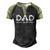 Dad Fixer Of All The Things Mechanic Dad Top Fathers Day Men's Henley Raglan T-Shirt Black Forest