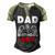 Dad Of Birthday Boy Time To Level Up Video Game Birthday Men's Henley Shirt Raglan Sleeve 3D Print T-shirt Black Forest
