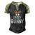 Daddy Bunny Easter And Glasses For Happy Easter Fathers Day Men's Henley Raglan T-Shirt Black Forest