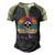 Epilepsy Warrior Skull Women Vintage Purple Ribbon Epilepsy Epilepsy Awareness V2 Men's Henley Shirt Raglan Sleeve 3D Print T-shirt Black Forest