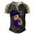 Epilepsy Warrior Strong Women Purple Ribbon Epilepsy Epilepsy Awareness V2 Men's Henley Shirt Raglan Sleeve 3D Print T-shirt Black Forest