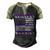 Epilepsy Warrior Usa Flag United States Flag Epilepsy Epilepsy Awareness Men's Henley Shirt Raglan Sleeve 3D Print T-shirt Black Forest