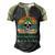 Gastroparesis Warrior Skull Women Vintage Green Ribbon Gastroparesis Gastroparesis Awareness Men's Henley Shirt Raglan Sleeve 3D Print T-shirt Black Forest