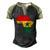 Ghana Ghanaian Africa Map Flag Pride Football Soccer Jersey Men's Henley Raglan T-Shirt Black Forest