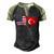 Loving Usa Turkey Flag Heart Turkish 13 Shirt Men's Henley Shirt Raglan Sleeve 3D Print T-shirt Black Forest