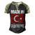 Made In Turkey Flag Turkish 8 Shirt Men's Henley Shirt Raglan Sleeve 3D Print T-shirt Black Forest