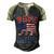 Mens American Flag Papa Bear 4Th Of July Usa Patriotic Dad V2 Men's Henley Shirt Raglan Sleeve 3D Print T-shirt Black Forest