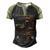 My Daughter Wears Combat Boots Proud Army Dad Men's Henley Shirt Raglan Sleeve 3D Print T-shirt Black Forest