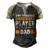 My Favorite Baseball Player Calls Me Dad 819 Trending Shirt Men's Henley Shirt Raglan Sleeve 3D Print T-shirt Black Forest