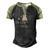 Peace Love Cats Animal Lover Gift For Cat Lover Men's Henley Shirt Raglan Sleeve 3D Print T-shirt Black Forest