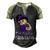 Rett Syndrome Warrior Purple Women Purple Ribbon Rett Syndrome Rett Syndrome Awareness Men's Henley Shirt Raglan Sleeve 3D Print T-shirt Black Forest