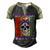 Rett Syndrome Warrior Skull Women Vintage Purple Ribbon Rett Syndrome Rett Syndrome Awareness Men's Henley Shirt Raglan Sleeve 3D Print T-shirt Black Forest