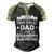Mens I Have Two Titles Dad And Grandpa Fathers Day For Daddy Men's Henley Raglan T-Shirt Black Forest