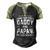 I Have Two Titles Daddy And Papaw I Rock Them Both Men's Henley Raglan T-Shirt Black Forest