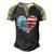 Ultra Maga And Proud Of It American Flag Vote Red Men's Henley Shirt Raglan Sleeve 3D Print T-shirt Black Forest