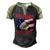 Ultra Maga Patriot American Eagle Us Flag Men's Henley Shirt Raglan Sleeve 3D Print T-shirt Black Forest