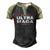 Ultra Maga United State Flag V3 Men's Henley Shirt Raglan Sleeve 3D Print T-shirt Black Forest