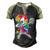 Volleyball Womens 168 Shirt Men's Henley Shirt Raglan Sleeve 3D Print T-shirt Black Forest