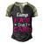 Womens Funny Camping Music Festival Camp Hair Dont Care T Shirt Men's Henley Shirt Raglan Sleeve 3D Print T-shirt Black Forest