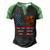 4Th Of July Decor Patriotic Love Chow Chow Dog American Flag Men's Henley Raglan T-Shirt Black Green