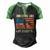 4Th Of July Awesome Like My Daughter Vintage Fathers Day Men's Henley Shirt Raglan Sleeve 3D Print T-shirt Black Green