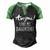 Awesome Like My Daughters Fathers Day Dad Joke Men's Henley Raglan T-Shirt Black Green