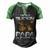Best Buckin Papa Ever Deer Hunting Bucking Father Men's Henley Shirt Raglan Sleeve 3D Print T-shirt Black Green