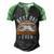 Best Dad Ever Fathers Day Gift Men's Henley Shirt Raglan Sleeve 3D Print T-shirt Black Green