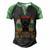 Best Dobie Dad Ever Doberman Dog Owner Men's Henley Shirt Raglan Sleeve 3D Print T-shirt Black Green