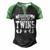 Dad Of Twins Proud Father Of Twins Classic Overachiver Men's Henley Shirt Raglan Sleeve 3D Print T-shirt Black Green