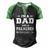 Im A Dad And A Preacher Nothing Scares Me Men Men's Henley Raglan T-Shirt Black Green