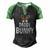 Daddy Bunny Easter And Glasses For Happy Easter Fathers Day Men's Henley Raglan T-Shirt Black Green