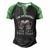 Im Drinking For Two This Year Pregnancy 4Th Of July Men's Henley Raglan T-Shirt Black Green
