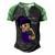 Epilepsy Warrior Strong Women Purple Ribbon Epilepsy Epilepsy Awareness V2 Men's Henley Shirt Raglan Sleeve 3D Print T-shirt Black Green