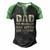 Family 365 Mechanic Dad Mechanics Fathers Day Men's Henley Raglan T-Shirt Black Green