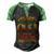 Father Grandpa You Cant Scare Me I Have Two Daughters Vintage Sunset 22 Family Dad Men's Henley Shirt Raglan Sleeve 3D Print T-shirt Black Green