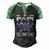 Fathers Day If Papi Cant Fix It No One Can Men's Henley Raglan T-Shirt Black Green