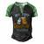 Our First Fathers Day Together Dad And Son Daughter Men's Henley Raglan T-Shirt Black Green
