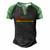 Free Ish Since 1865 With Pan African Flag For Juneteenth Men's Henley Raglan T-Shirt Black Green