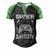 Gamer Daddy Video Gamer Gaming Men's Henley Shirt Raglan Sleeve 3D Print T-shirt Black Green