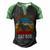 Girls Love The Dad Bod Men's Henley Shirt Raglan Sleeve 3D Print T-shirt Black Green