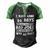 Mens I Have Gone 0 Days Without Making A Dad Joke Fathers Day Men's Henley Raglan T-Shirt Black Green