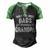 Grandpa Gift Only The Best Dads Get Promoted To Grandpa Men's Henley Shirt Raglan Sleeve 3D Print T-shirt Black Green