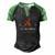 The Grill Father Bbq Fathers Day Men's Henley Raglan T-Shirt Black Green