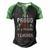 I’M A Proud Dad Of A Freaking Awesome Teacher And Yes She Bought Me This Men's Henley Shirt Raglan Sleeve 3D Print T-shirt Black Green